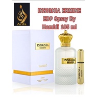 INSIGNIA ERMINE EDP Spray 105ML (3.5 OZ) By Hamidi | Unique And Sophisticated Unisex Fragrance.