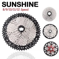 SUNSHINE เฟืองหลังจักรยาน 8/9/10/11 speed MTB Cassette ทั้ง Shimano และ Sram