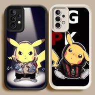 BI61 Pokemon Casing for Samsung A05S S25 Ultra A04s A35 A25 A34 5G White Black