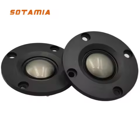 SOTAMIA 2Pcs 2 Inch Tweeter Audio Speaker 4 Ohm 8 Ohm 12W Titanium Film Treble Speaker Driver Neodym