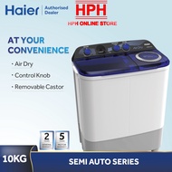 【KL area - choose OTHERS】HAIER HWM100-SX3 Semi Auto Washing Machine 10kg MESIN BASUH
