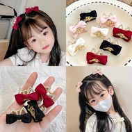 Cute Kids Crown Bow Hair Clip Alloy Small Grab Clip Girls Headwear Baby Bangs Hair Clip Hair Accesso
