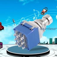 9-Pin 3PDT Effects Switch True Bypass Replacement Mini Musical Instrument Parts [countless.my]