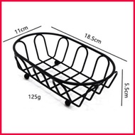 1pc Iron Fried Chicken Rack Snack Rack Snack Basket Fries Rack