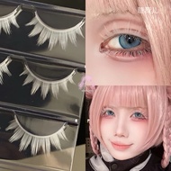 White false eyelashes anime cosplay makeup