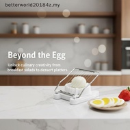 【TT】 Century Egg Slicer Durable Stainless Steel 1Pcs Single-Use Egg Cutter for Kitchen Egg Processin