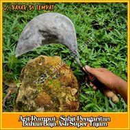 ( lazFlaz$h ) -Arit Rumput Semar Bagong - Khas Jawa - Arit Sabit Pengaritan Super Tajam - Bahan Per