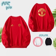 MANCHESTER UNITED แมนเชสเตอร์ ยูไนเต็ด เสื้อแขนยาว ผ้าเกรด A แบบสวม เสื้อกันหนาว เสื้อแจ็คเก็ต งานดีแน่นอน หนานุ่มใส่สบาย