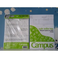 TPBS70G Level 2 campus test paper with green dots