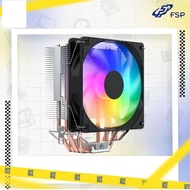 FSP CPU AIR COOLER NC3 LITE / NC3-L ARGB (1X 120MM ARGB FAN + 4 HEATPIPES) BLACK