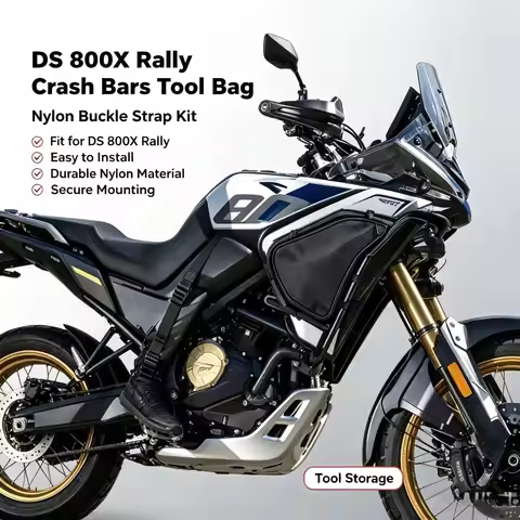 Motorcycle Crash Bars Tool Bag For VOGE DS 800X Rally Crash Bars Tool Bag Waterproof Side Frame Bag