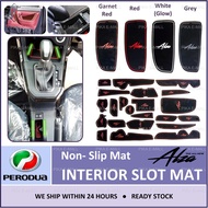 [100% Fit] Perodua Alza 2022 Slot Mat Luminous Glow New Alza Baru Accessories Anti Slip Mat Produa A