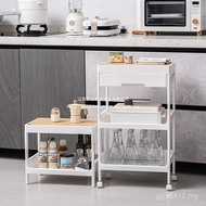 Cosmetic Rack Storage Cabinet Shelf Storage Wheel Snacks with Drawer Drawer Type Store Small Apartme
