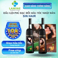 Dầu Gội Phủ Bạc Sin Hair Nhật Bản 500ml - Sin Hair Dầu Gội Phủ Bạc Đổi Màu Tóc Thảo Dược Dưỡng Tóc C