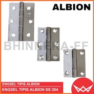 ALBION STAINLESS STEEL 304 HINGE ALBION THIN HINGE/ PRICE FOR 1 PCS