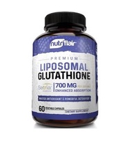 美國 NutriFlair Liposomal Glutathione 特級脂質體穀胱甘肽700 毫克。60粒膠囊