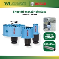 MATA Bosch 16mm-67mm Sheet metal Hole Saw Bi-metal Hole Saw/Big Hole Saw Iron Hole drill Bit