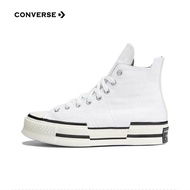 ของแท้ 100% CONVERSE รองเท้าผ้าใบ Sneaker คอนเวิร์ส Chuck 70 Taylor all star Color Hi WHITE Unisex (A06067C) (Core Classic) WHITE 41