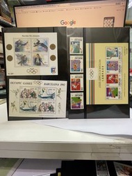 1992年巴塞隆拿奧運紀念郵票小全張16套冇黃