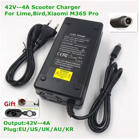 42V 4A E-scooter Fast Charger For 36V M365 pro,bird,lime,ime-s,Ninebot Es1,Ninebot Es2,Ninebot Es4 w