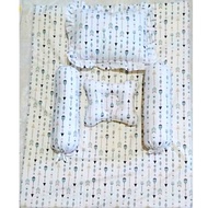 Set Matras Box Bayi Kasur Busa Bantal Guling Bahan Dacron Sarung Bisa Dilepas