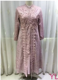 (COD) NEW Collection Gamis Kebaya Pesta Brokat Import //Gamis Yul Butik// HIGH premium Quality// Gam