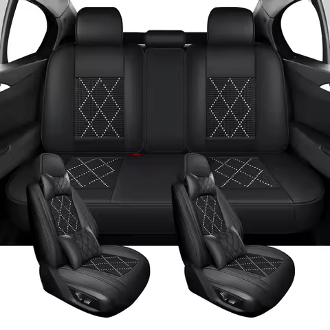 Ice-Silk Universal Car Seat Covers For Audi A7 A6 4F C5 C6 A4 B8 B7 A3 8P 8V Q2L Q3 Q5 Q7 Full Set A