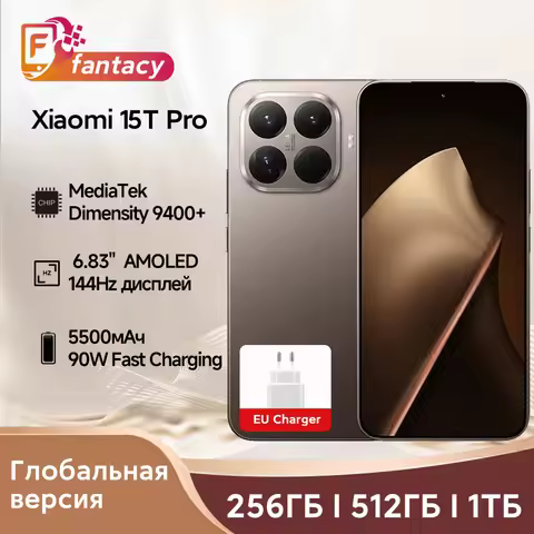 Global Version Xiaomi 15T Pro 5G Smartphone MediaTek Dimensity 9400+ 6.83" AMOLED 144Hz Display Leic