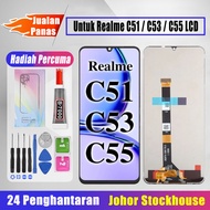 Original Skrin Untuk Realme C55 / C53 / C51 LCD