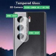 3D Camera Tempered Glass Tecno Camon 40 4G / 40 Pro 5G Camera Protector Curved Lens Protector