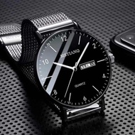 jam tangan lelaki jam tangan lelaki original 100% Jam Tangan Baharu Lelaki Klasik Sepenuhnya Automatik Kalendar Pergerakan Serba Boleh Bercahaya Fesyen Korea Business Men's Watch