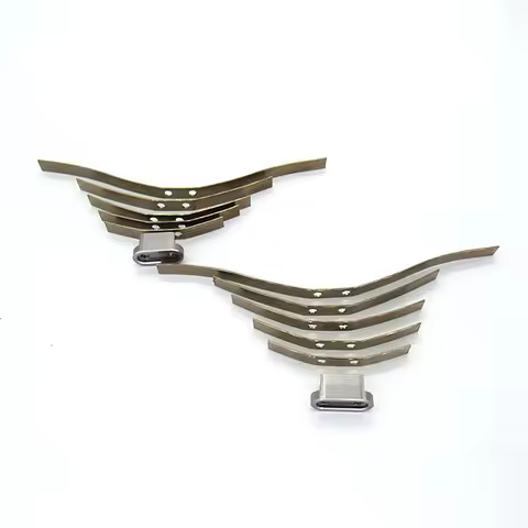 Modified Thickened Steel Leaf Spring Sheet for WPL B16 B36 B24 GAZ Ural Six-wheel Drive Army RC Truc