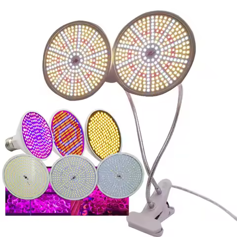 E27 200 290 LED Full spectrum yellow Flower Plant Grow Light Lamp red blue UV Growing Bulb Hydro Veg
