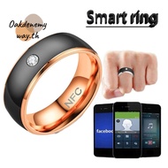 OAKDENEMYWAY Finger Digital Ring, Magic Wear Multifunctional NFC Smart Ring, Creative Wearable Conne