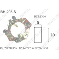 BH-205-S BRAND NEW STAR HEAVY DUTY STARTER CARBON HOLDER NIKOK TYPE FOR USE ON: TRUCK ISUZU TD 74 TX