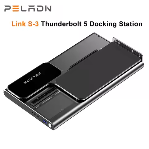 BitPC PELADN Link S-3 Thunderbolt 5 OCulink Graphics Docking Station ATX 24pin 1*PCIe3.0 M.2 Slot PC