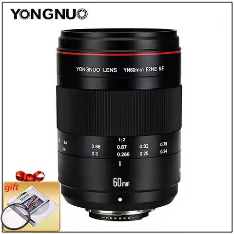 YONGNUO YN60mm F2NE MF Macro Lens 0.234m Macro Lens 60mm for Canon EOS 70D 5DMK II 5DIII 600D 700D D