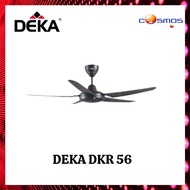 Deka Ceiling Fan (56 Inch/Black/White) 4-Speed DC Motor Remote Control Ceiling Fan DKR 42 Remote Control and Togglin