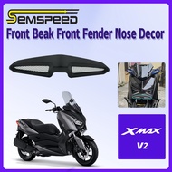 【SEMSPEED】For Yamaha XMAX V2 2023-2024 XMAX250/XMAX300 Motorcycle Front Beak Front Fender Nose Decor