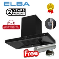 [2+10 Years Warranty] ELBA 1800m³ Cooker Hood EH-R9033(BK) With Gesture Motion Sensor & Heat Cleanin