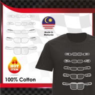 Mp 2025 X Bmw M Power M Performance M Sport Motorsports T-shirt Round Neck 100% Baju Lelaki D-23