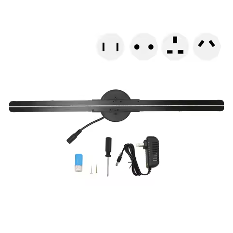 New WiFi 3D Hologram Fan 3D Hologram Projector 176 Degree Viewable Angle 100‑240V 2000x224 Stable Cu