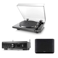 PMA-900HNE Integrated Stereo Amplifier with Denon DP-300F Fully Automatic Analog Turntable & Denon H