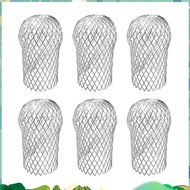6 Pack Gutter Guards, Gutter Downspout Guards, Aluminum Gutter Guards Screen Filters, Gutter Downspo