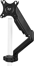 VIVO Universal Full Motion Pneumatic Pole Mount Arm for 17 to 32 inch Monitor Screens, 75mm and 100m