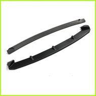 ☪ ✎ ◪ VIOS 2013-2018 GEN3 Black Car Front Bumper Lip Double Chin Splitter Diffuser Body Kit