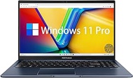 ASUS VivoBook 15 Business Laptop, 15.6 Inch FHD, 16GB RAM, 512GB SSD, 6-core AMD Ryzen 5 4600H(Up to 4.0GHz), Windows 11 Pro, Backlit KB, Fingerprint Sensor, Quiet Blue, PCM