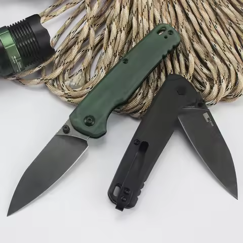 KS 6105 Pocket Folding Knife D2 Blade Nylon Fiber Handle Military Tactical Knife Outdoor Camping Hik