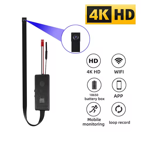 Improved HD4K Mini WiFi Camera, Supports Motion Detection, Remote Viewing, Upgraded Resolution, Home
