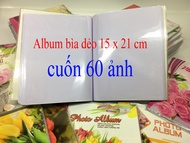 Album ảnh 15x21 (bìa dẻo) lưu trữ được 40 ảnh và 60 ảnh bền đẹp màu sắc đa dạng. lưu lại nhiều kỷ n